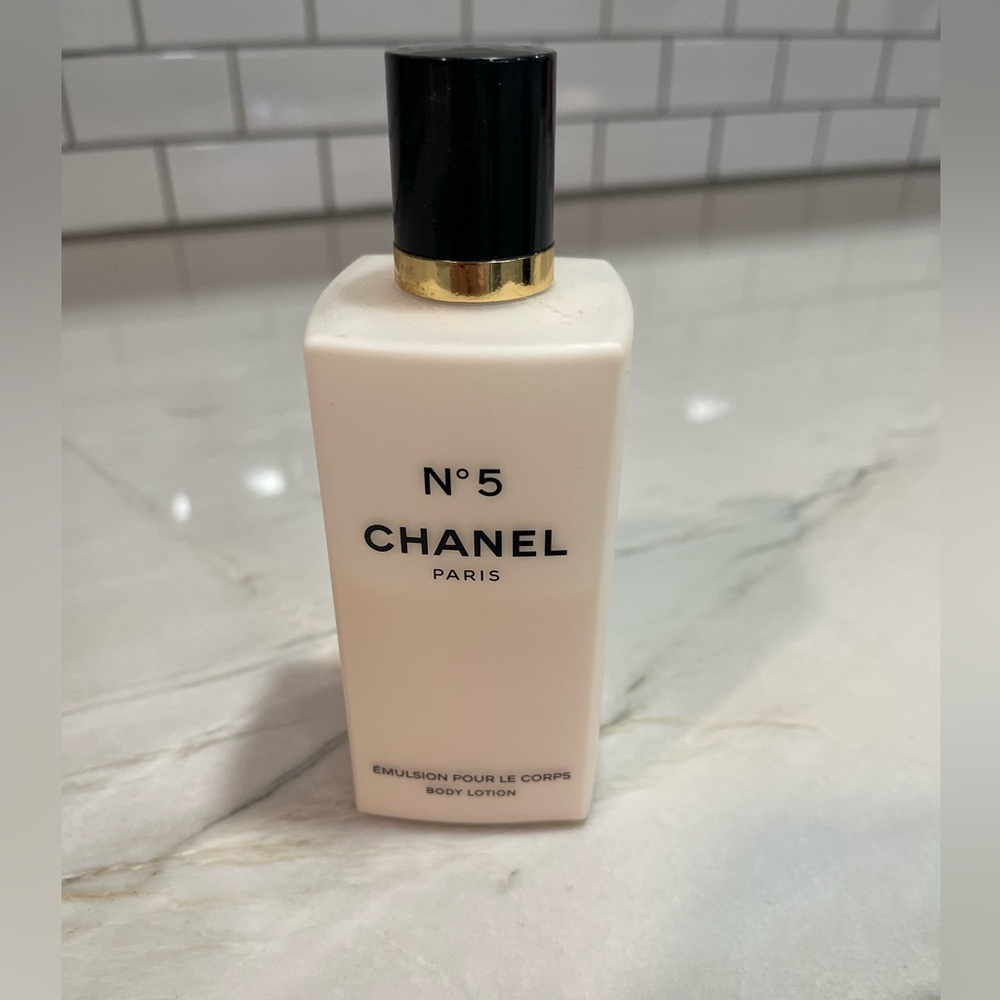 Chanel no 5 both lotion 6.8 oz 50%full